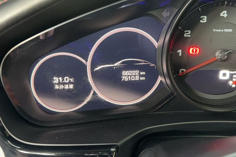 Used Porsche Panamera 2017 Panamera Executive Long Wheelbase 3.0T Odometer Close Up