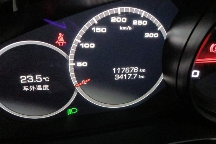 Used Porsche Panamera 2017 Panamera Executive Long Wheelbase 3.0T Odometer Close Up