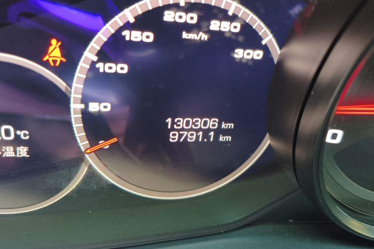 Used Porsche Panamera 2017 Panamera Executive Long Wheelbase 3.0T Odometer Close Up