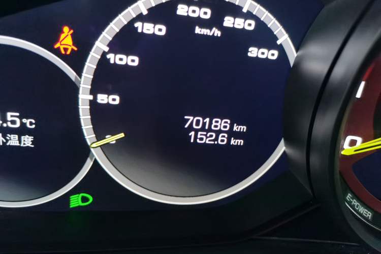Used Porsche Panamera 2018 Panamera 4 E-Hybrid 2.9T Odometer Close Up