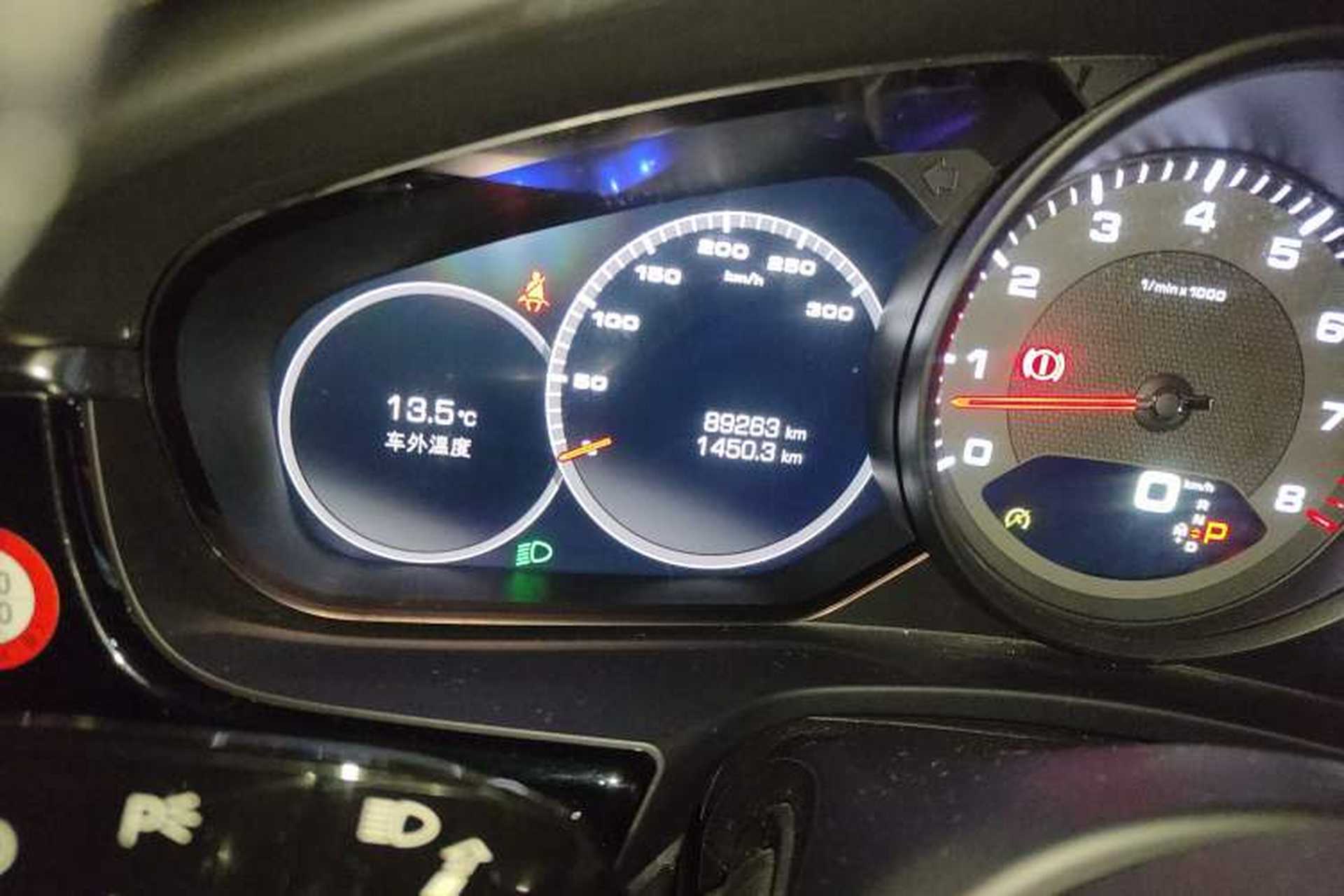 Used Porsche Panamera 2019 Panamera 2.9T Odometer Close Up
