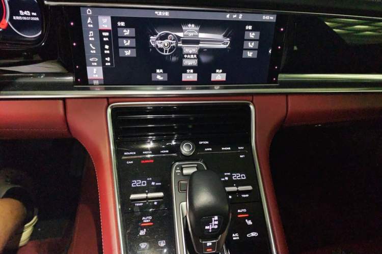 Used Porsche Panamera 2019 Panamera 4 Sport Turismo 2.9T Audio And AC Panel