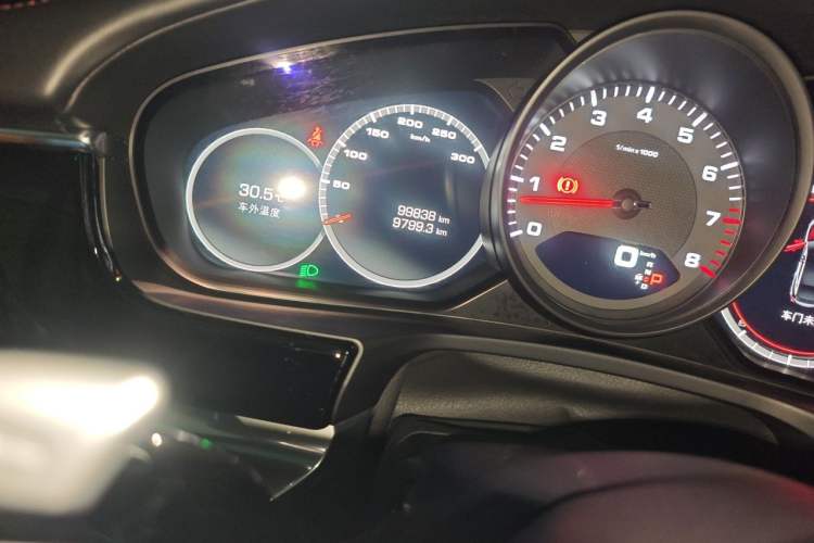 Used Porsche Panamera 2019 Panamera 4 Executive Long Wheelbase 2.9T Odometer Close Up