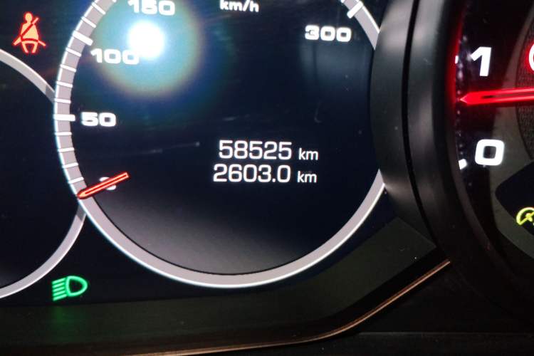 Used Porsche Panamera 2019 Panamera 4 Executive Long Wheelbase 2.9T Odometer Close Up