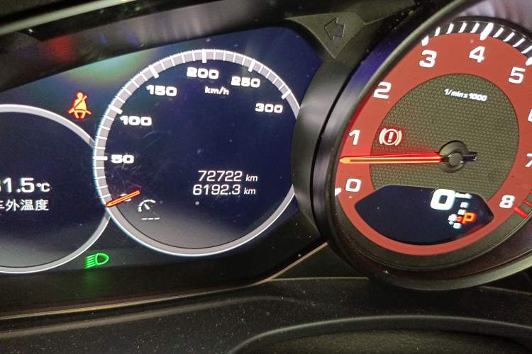 Used Porsche Panamera 2019 Panamera 4 Executive Long Wheelbase 2.9T Odometer Close Up