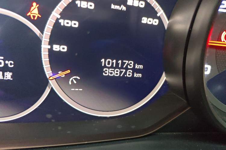 Used Porsche Panamera 2019 Panamera Executive Long Wheelbase 2.9T Odometer Close Up