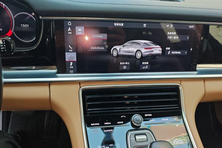Used Porsche Panamera 2019 Panamera Executive Long Wheelbase 2.9T Audio And AC Panel
