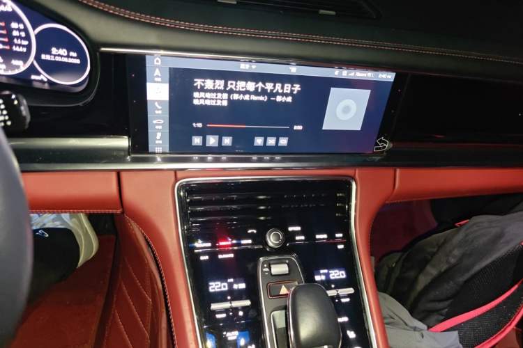 Used Porsche Panamera 2019 Panamera 2.9T Audio And AC Panel