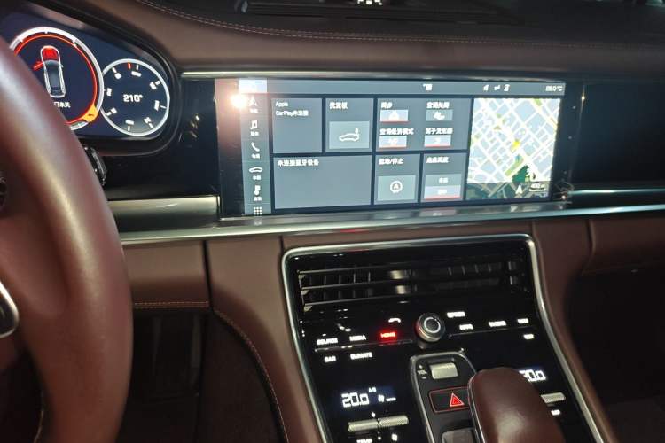 Used Porsche Panamera 2019 Panamera 4 Sport Turismo 2.9T Audio And AC Panel
