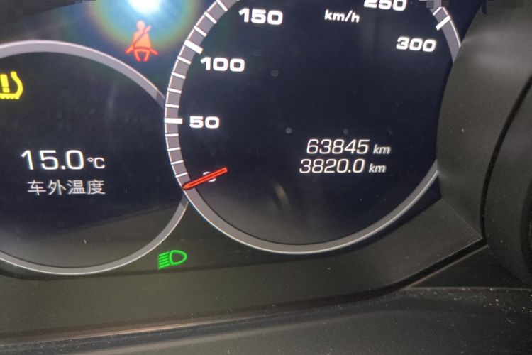 Used Porsche Panamera 2019 Panamera 2.9T Odometer Close Up