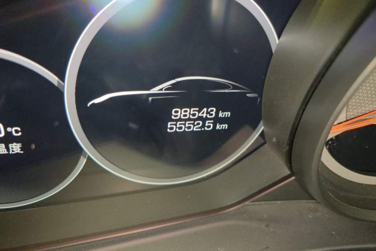 Used Porsche Panamera 2019 Panamera 2.9T Odometer Close Up