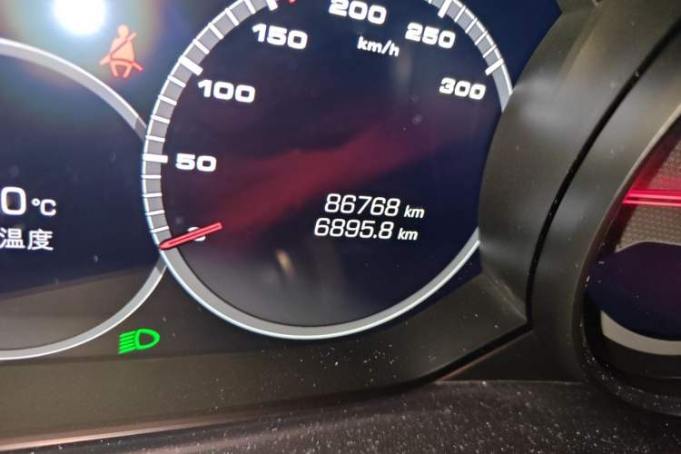 Used Porsche Panamera 2019 Panamera 2.9T Odometer Close Up