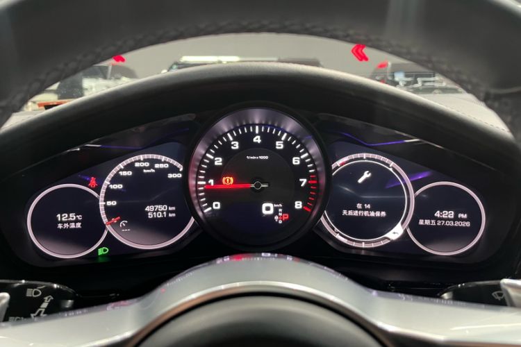 Used Porsche Panamera 2019 Panamera Executive Long Wheelbase 2.9T Odometer Close Up