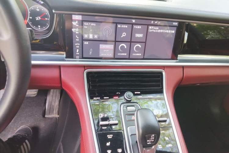 Used Porsche Panamera 2019 Panamera 2.9T Audio And AC Panel