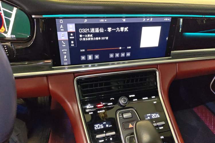 Used Porsche Panamera 2019 Panamera 2.9T Audio And AC Panel