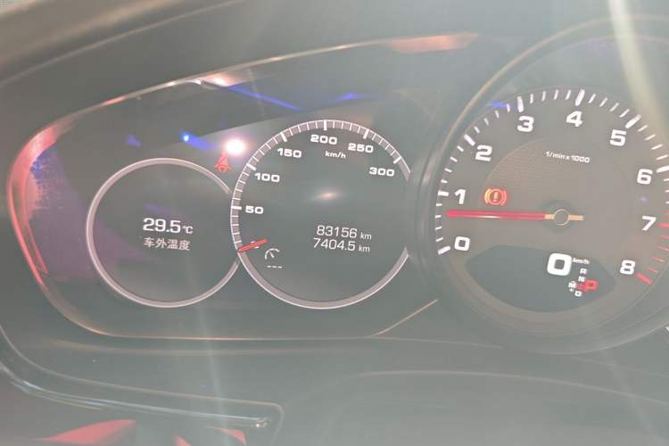 Used Porsche Panamera 2019 Panamera Executive Long Wheelbase 2.9T Odometer Close Up