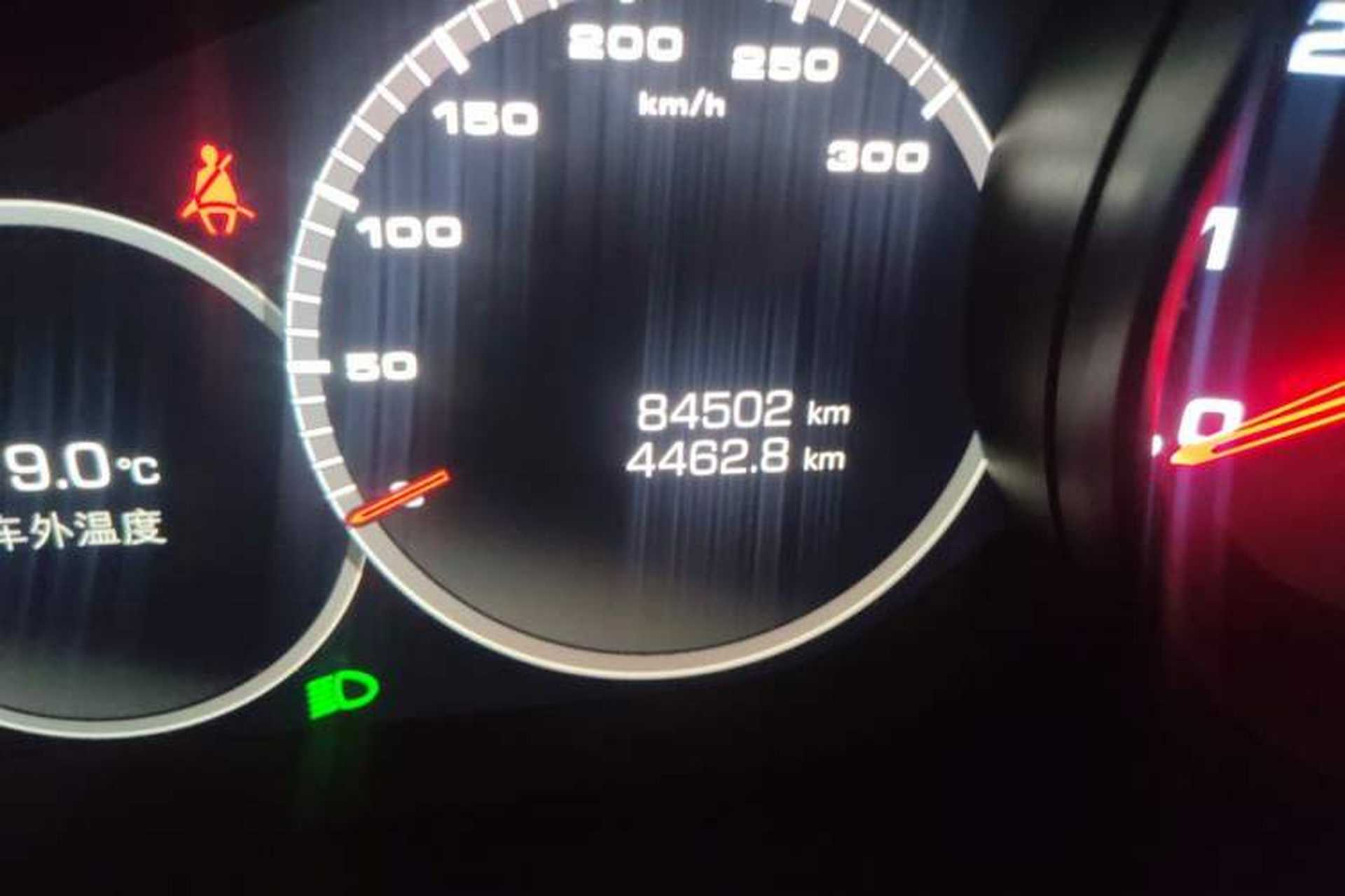 Used Porsche Panamera 2019 Panamera 2.9T Odometer Close Up