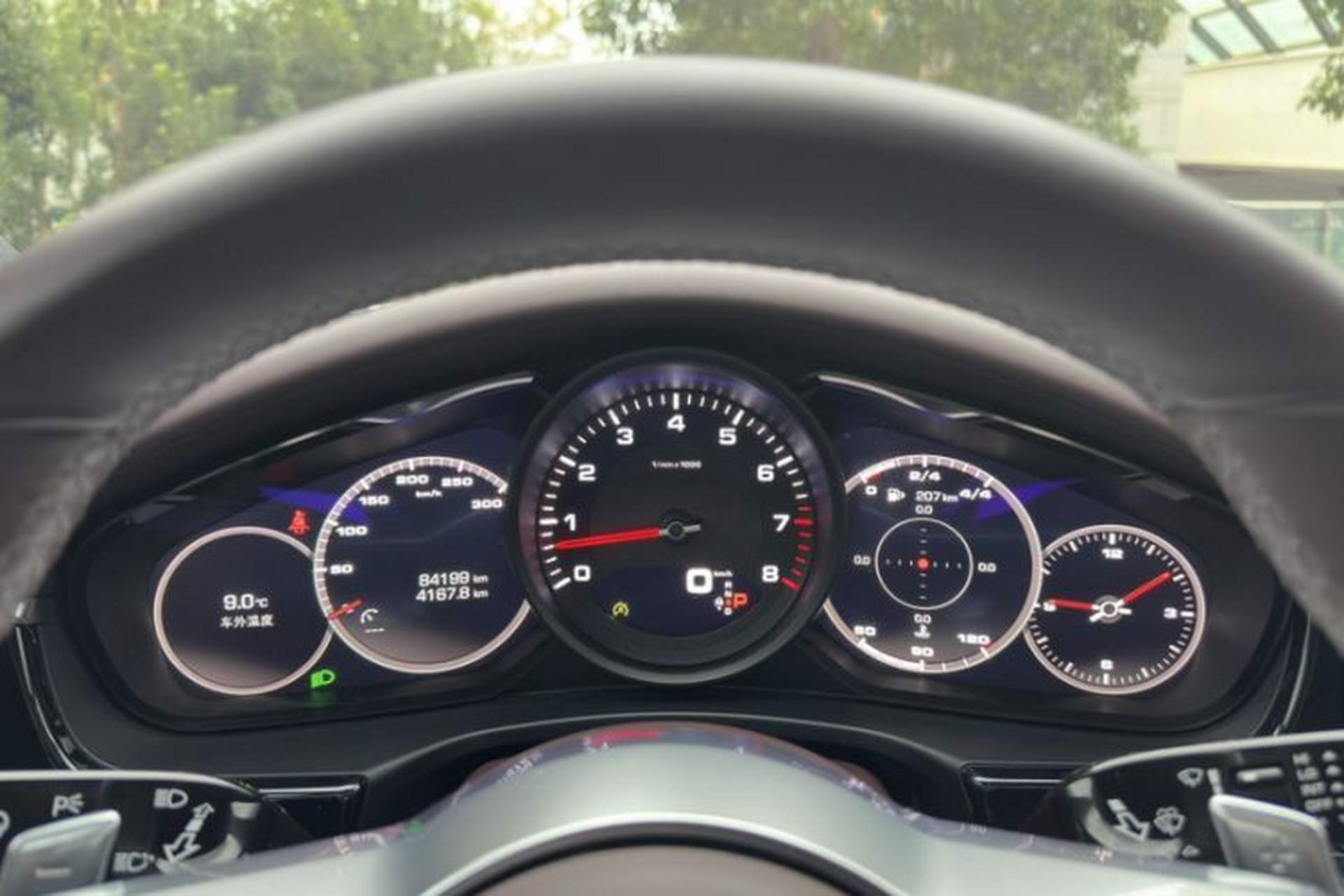 Used Porsche Panamera 2019 Panamera Executive Long Wheelbase 2.9T Odometer Close Up