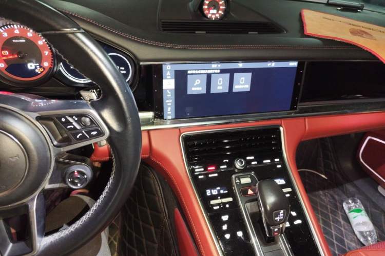 Used Porsche Panamera 2020 Panamera 10th Anniversary Edition 2.9T Audio And AC Panel
