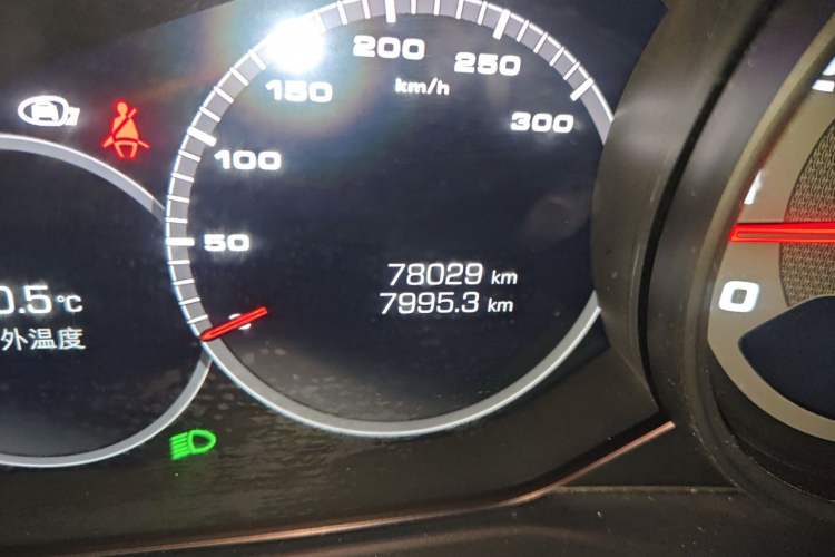 Used Porsche Panamera 2020 Panamera 10th Anniversary Edition 2.9T Odometer Close Up