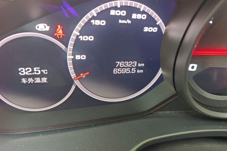 Used Porsche Panamera 2020 Panamera 10th Anniversary Edition 2.9T Odometer Close Up