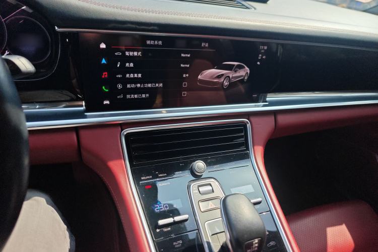 Used Porsche Panamera 2021 Panamera 2.9T Audio And AC Panel