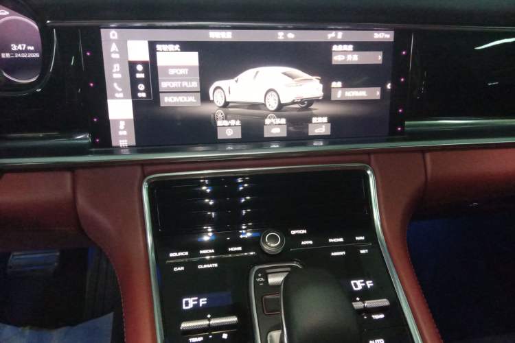 Used Porsche Panamera 2021 Panamera 2.9T Audio And AC Panel