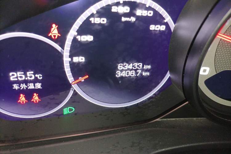 Used Porsche Panamera 2021 Panamera 2.9T Odometer Close Up