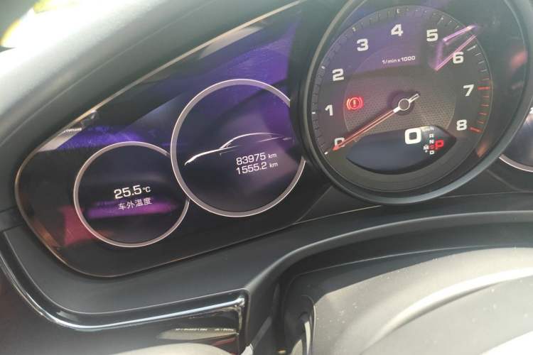 Used Porsche Panamera 2021 Panamera 4 Executive Long Wheelbase 2.9T Odometer Close Up