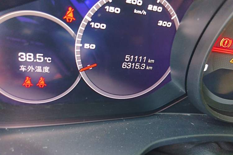 Used Porsche Panamera 2021 Panamera Executive Long Wheelbase 2.9T Odometer Close Up