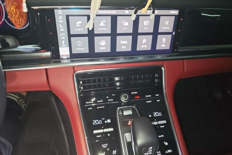 Used Porsche Panamera 2021 Panamera Executive Long Wheelbase 2.9T Audio And AC Panel