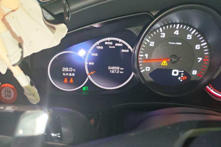 Used Porsche Panamera 2021 Panamera Executive Long Wheelbase 2.9T Odometer Close Up
