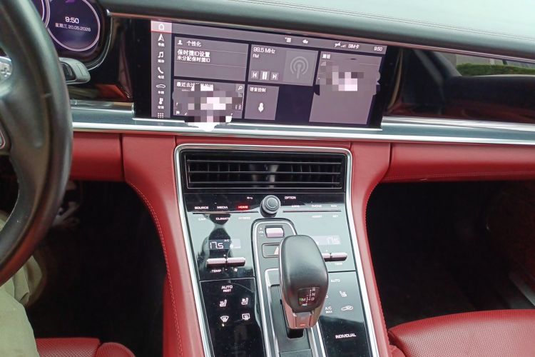 Used Porsche Panamera 2021 Panamera 4 E-Hybrid 2.9T Audio And AC Panel