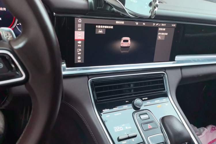 Used Porsche Panamera 2021 Panamera 2.9T Audio And AC Panel