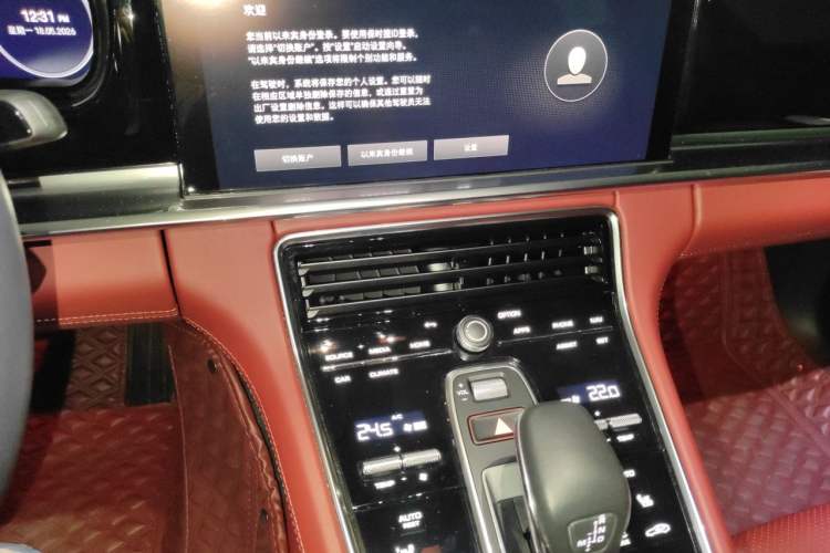 Used Porsche Panamera 2021 Panamera 4 Executive Long Wheelbase 2.9T Audio And AC Panel