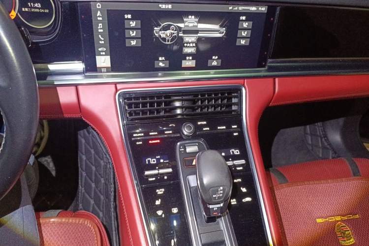 Used Porsche Panamera 2021 Panamera 2.9T Audio And AC Panel