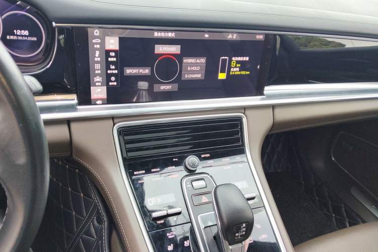 Used Porsche Panamera 2021 Panamera 4 E-Hybrid 2.9T Audio And AC Panel