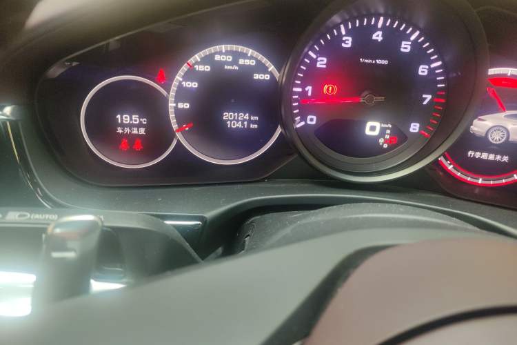 Used Porsche Panamera 2021 Panamera Executive Long Wheelbase 2.9T Odometer Close Up