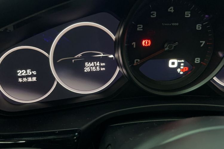 Used Porsche Panamera 2021 Panamera Executive Long Wheelbase 2.9T Odometer Close Up