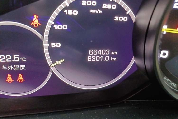 Used Porsche Panamera 2021 Panamera 4 E-Hybrid 2.9T Odometer Close Up