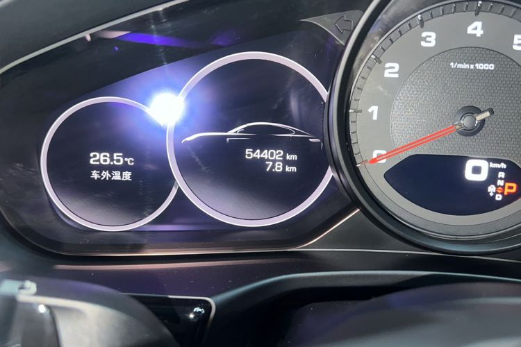 Used Porsche Panamera 2021 Panamera 4 Executive Long Wheelbase 2.9T Odometer Close Up