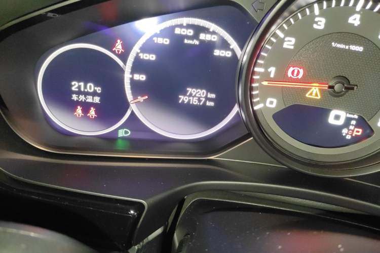 Used Porsche Panamera 2021 Panamera 4 Executive Long Wheelbase 2.9T Odometer Close Up