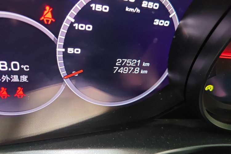 Used Porsche Panamera 2021 Panamera 2.9T Odometer Close Up