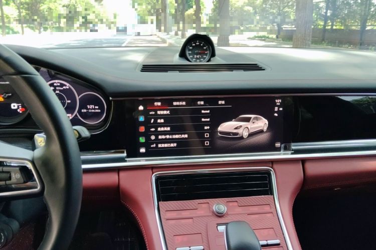 Used Porsche Panamera 2021 Panamera 4 Executive Long Wheelbase 2.9T Audio And AC Panel