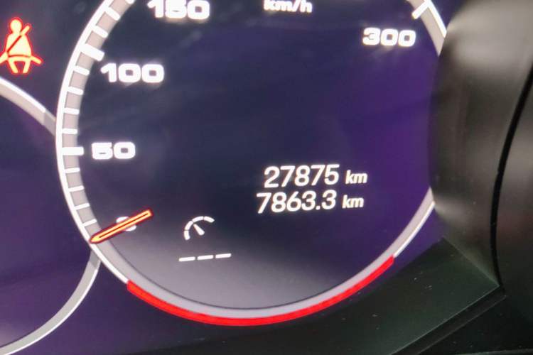 Used Porsche Panamera 2021 Panamera 4 Executive Long Wheelbase 2.9T Odometer Close Up
