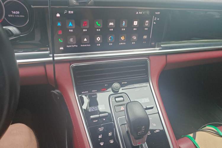 Used Porsche Panamera 2021 Panamera 2.9T Audio And AC Panel
