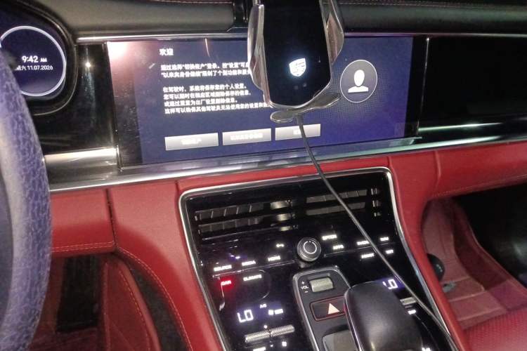 Used Porsche Panamera 2021 Panamera 2.9T Audio And AC Panel