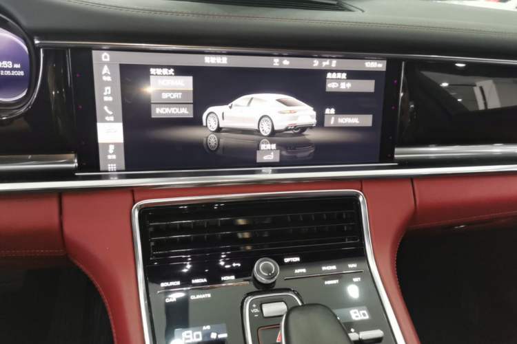 Used Porsche Panamera 2021 Panamera 2.9T Audio And AC Panel