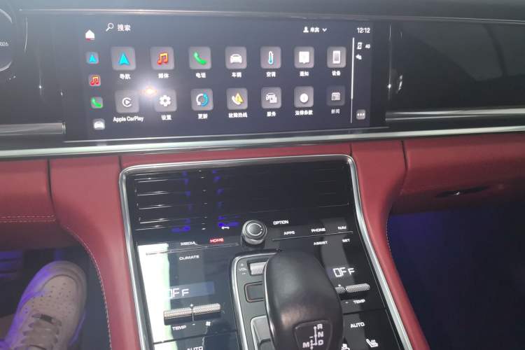 Used Porsche Panamera 2021 Panamera 2.9T Audio And AC Panel