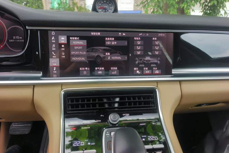 Used Porsche Panamera 2021 Panamera 2.9T Audio And AC Panel